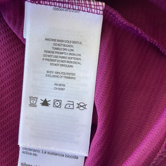 Columbia wine long sleeve Top Medium - Picture 4 of 5